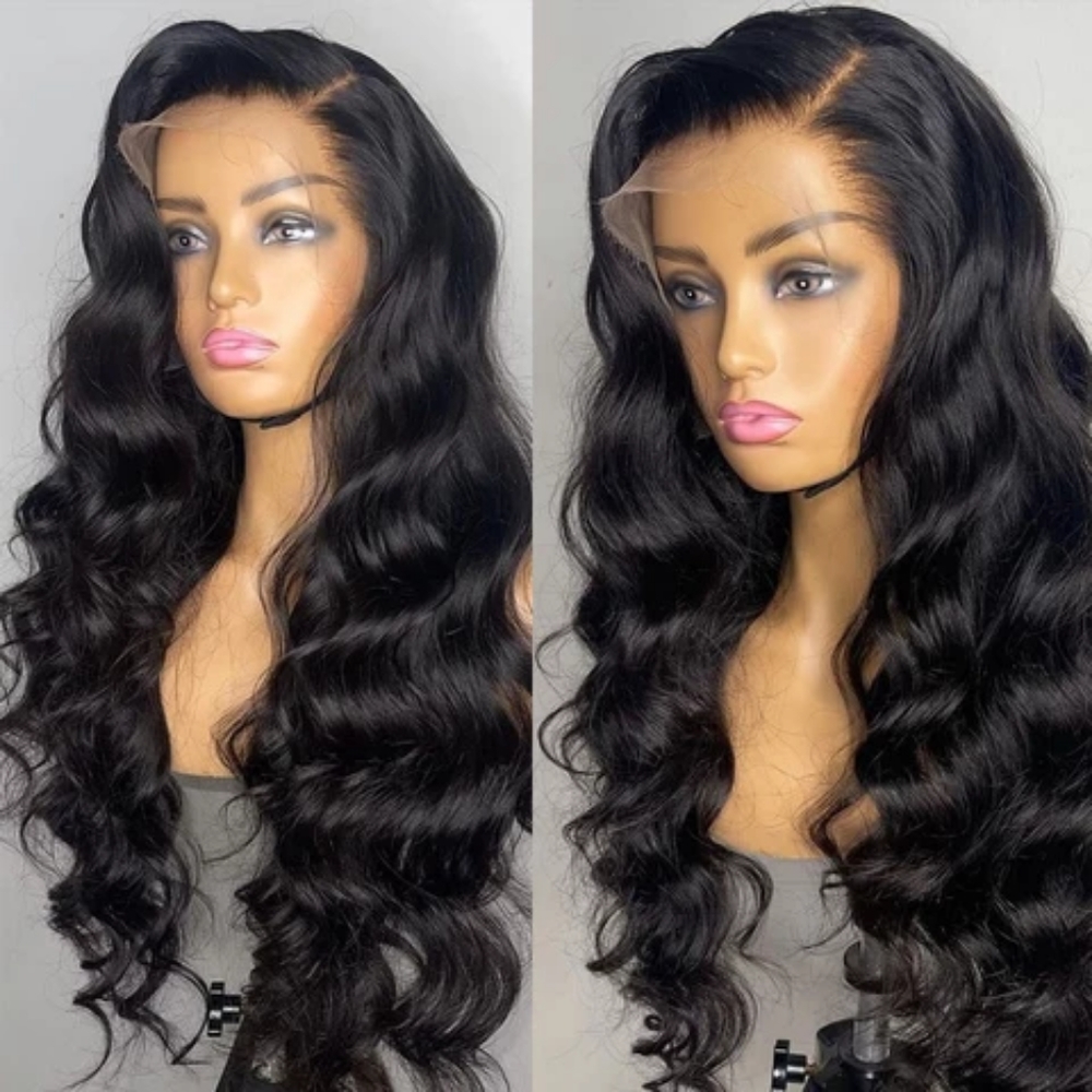 Remy Brazilian human hair wig, closure
